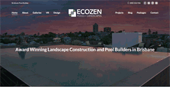 Desktop Screenshot of ecozen.com.au